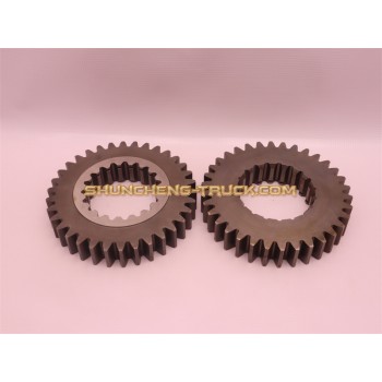 Шестерня КПП HW18709 вторичного вала 3 передачи Z= 34 (оригинал)