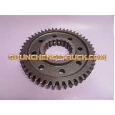 Шестерня КПП HW19710 вторичного вала 1 скорости Z=48 новая модель (оригинал)